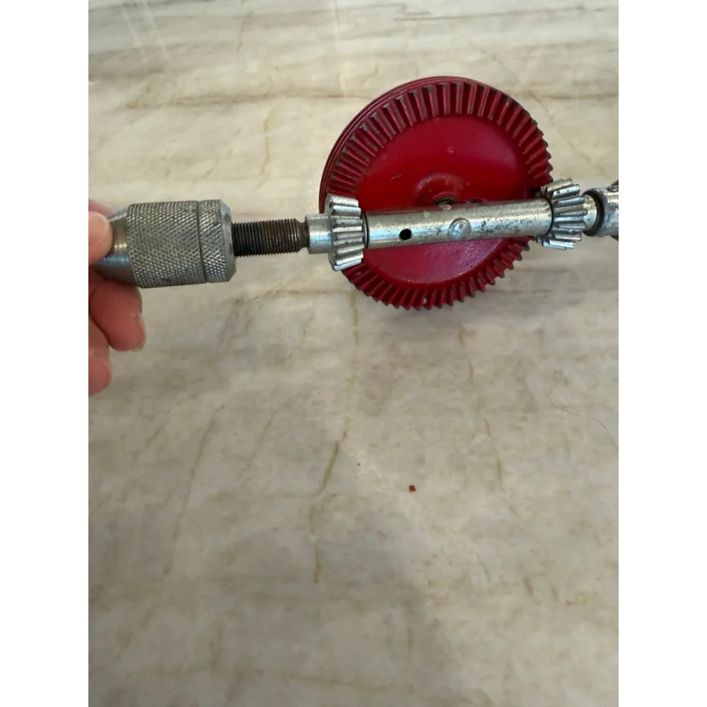 Stanley egg beater Red & Brown Hand Drill One Size